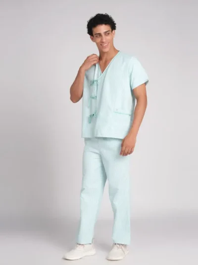 Patient Dress Sea Green2