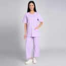Female Patient Dress Purple